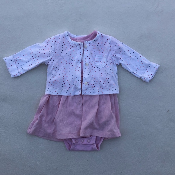 Carter’s Baby Girl Dress Set Size 12M - Picture 6 of 6